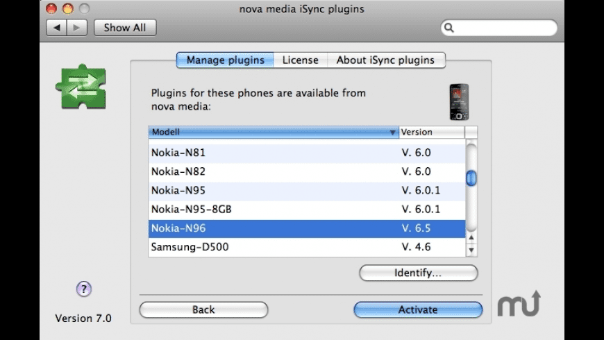 Nokia isync for mac computers